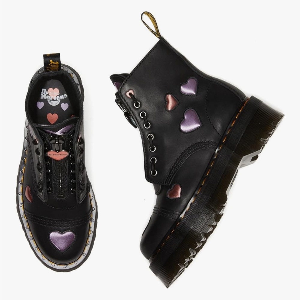 Dr. Martens Sinclair Leather Heart Platform Women’s size 9 NEW!!! - Picture 2 of 8